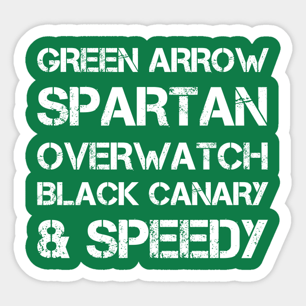 Arrow Team v2 Sticker by fenixlaw